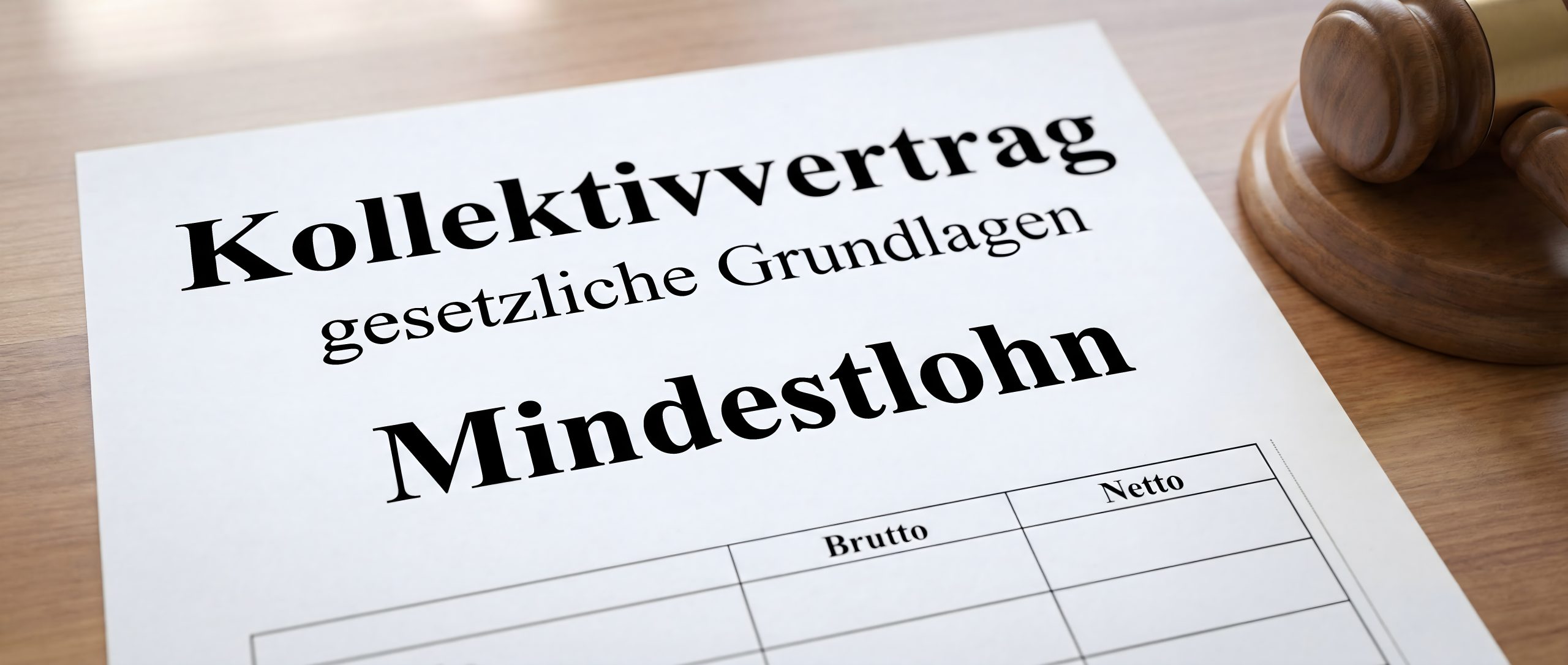 Kollektivvertrag – gesetzliche Grundlagen